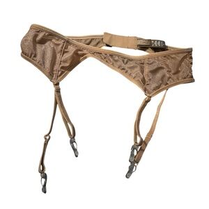 SKIMS Tan Gold Garter Belt small adjustable intimate wear